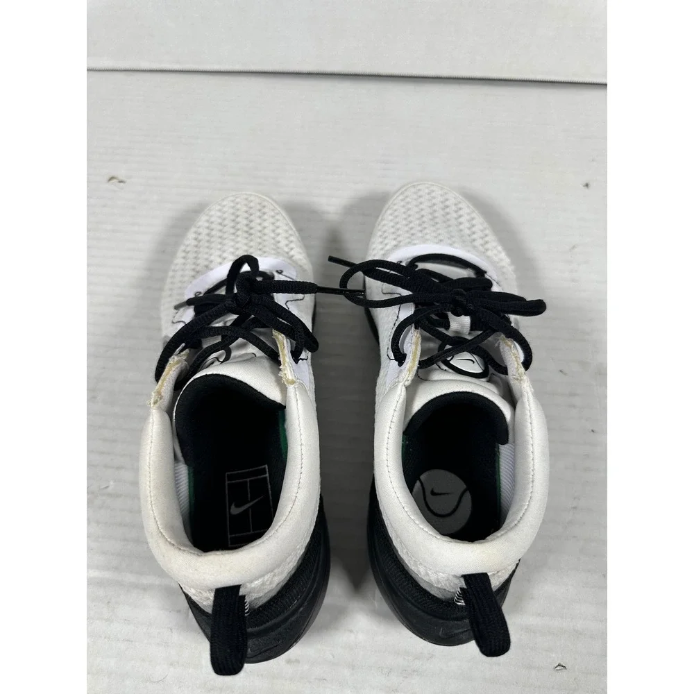 Nike Court Vapor Lite 2 Womens White Black Tennis Shoes DV3285-100 Size 8